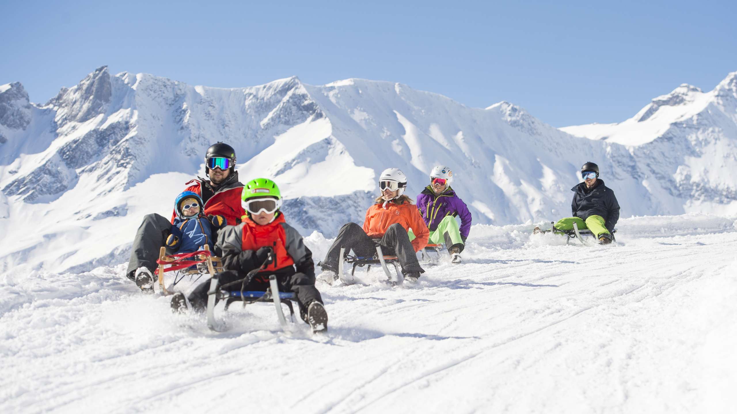 Schlittelspass für die ganze Familie