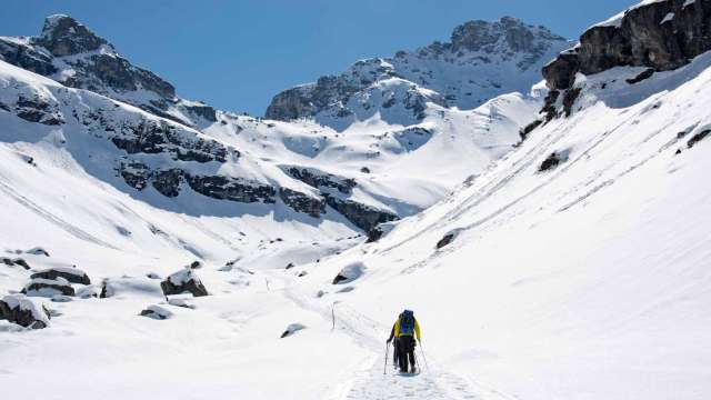 Schneeschuhtour: Ab id Leglerhüttä