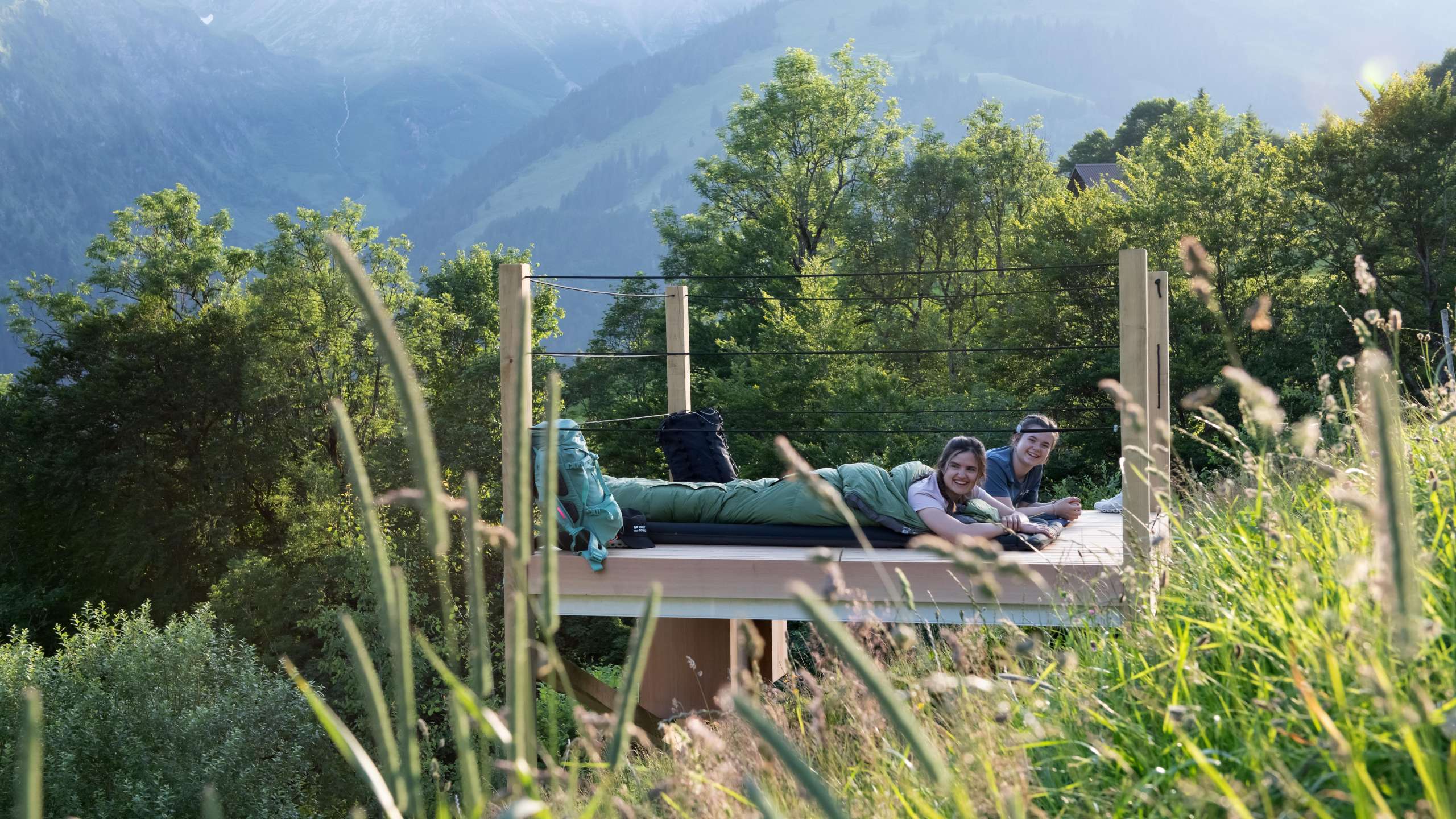 Schlafen unterm Sternenhimmel auf den Weissenbergen