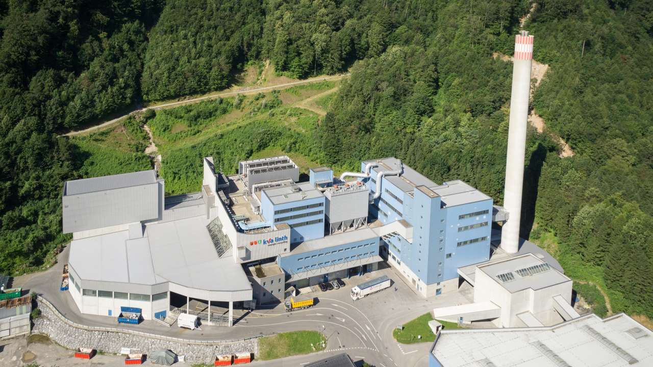 Betriebsführung in der KVA Linth