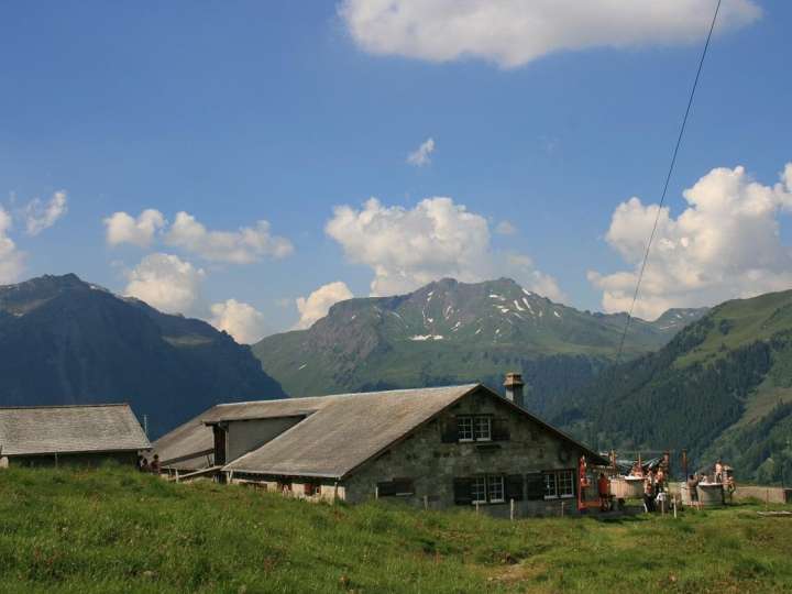 Alphütten Berglialp
