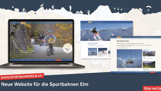 Sportbahnen Elm lancieren neue Website – Digitale Erlebniswelt für Gäste, realisiert von VISIT Glarnerland