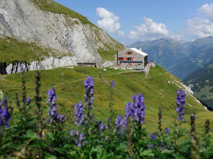 Klettereien rund um die Martinsmadhütte