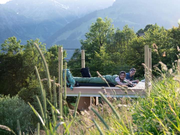 Schlafen unterm Sternenhimmel auf den Weissenbergen