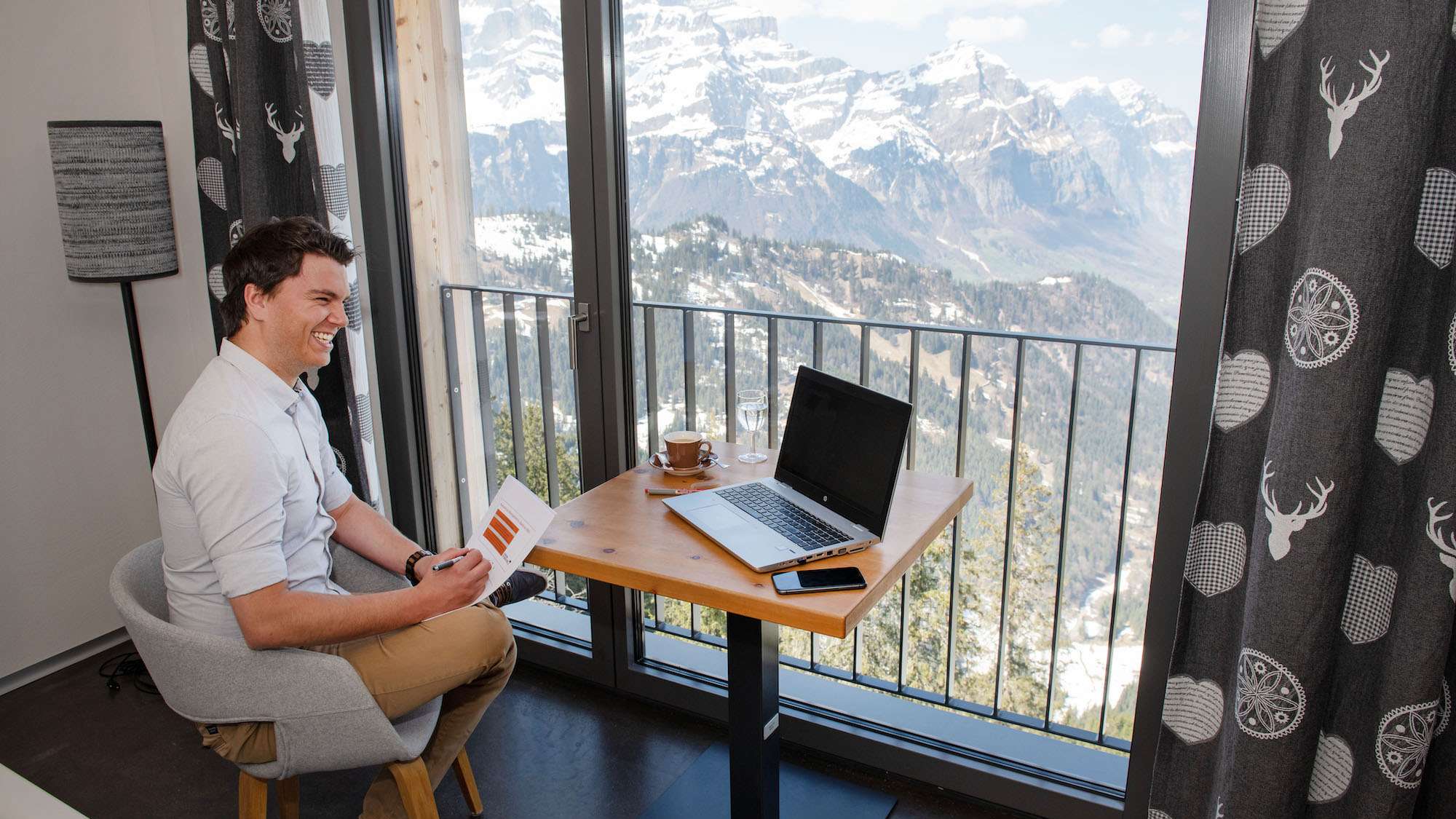 Homeoffice Glarnerland: Berghotel Mettmen