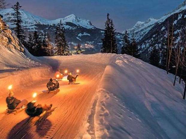 Nachtschlitteln und Fondueplausch Walensee